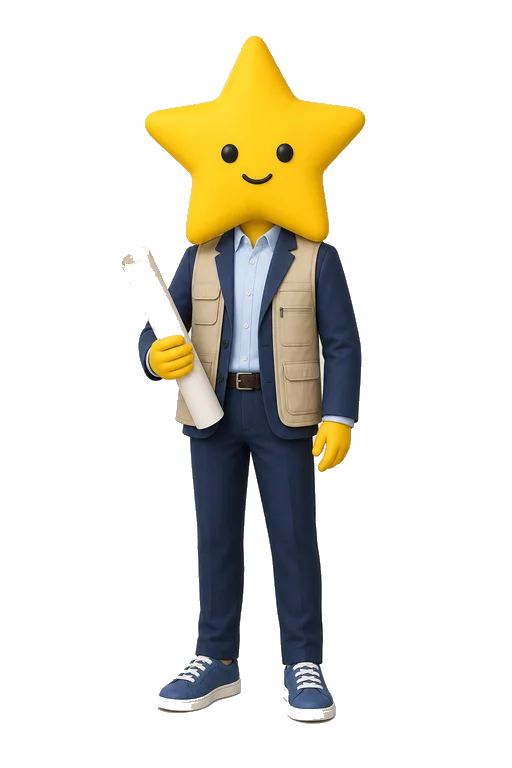 Mascotte Workizz du métier Architecte